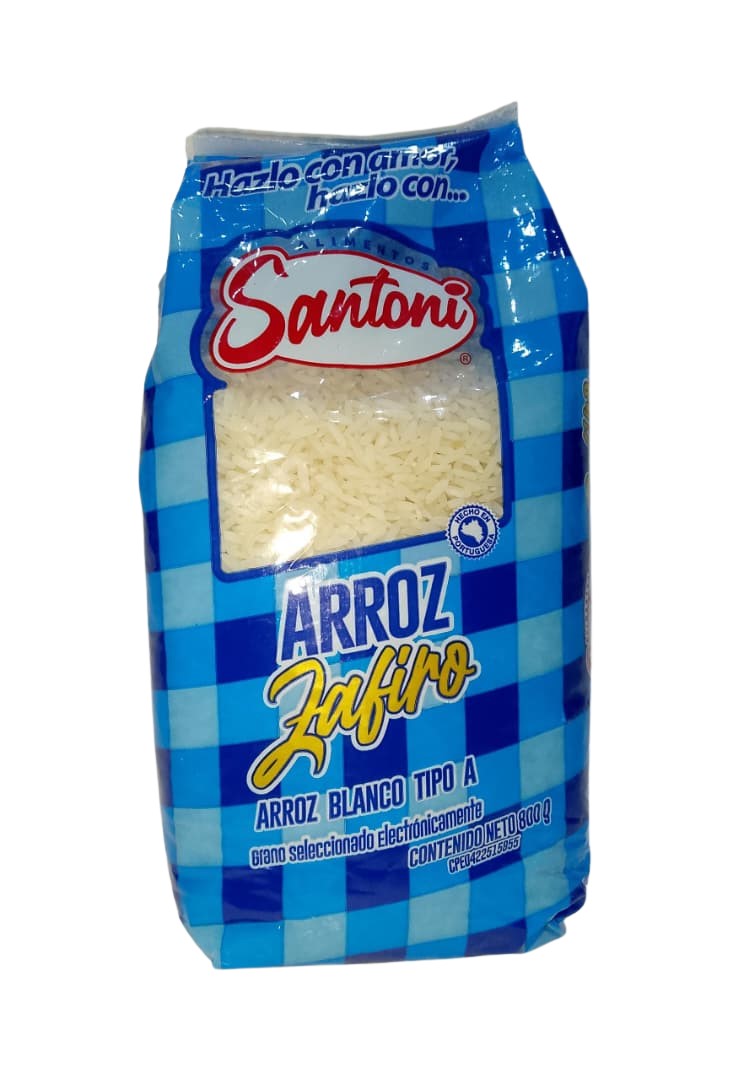 ARROZ SANTONI ZAFIRO 24X800GR