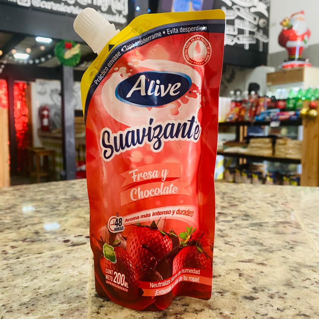 SUAV ALIVE FRESA/CHOCOLATE 60X200ML