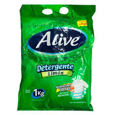 JABON POLVO ALIVE LIMON 12X1KG