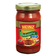 SALSA P/PASTA BOLOGNESA HEINZ 24X195GR