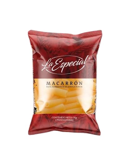 PASTA LA ESPECIAL CORTA MACARRON 12X1KG