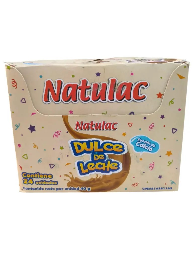 DULCE DE LECHE NATULAC TUBO 24X6X45GR