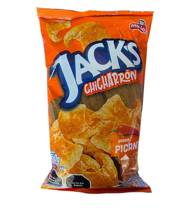 SNACK CHICHARRON JACKS PICANTE 30X60GR