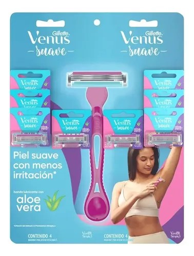 PRESTOBARBA VENUS RISTRA 10X8UNID