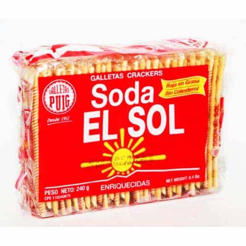 GALLETA SODA EL SOL 24x10X240GR