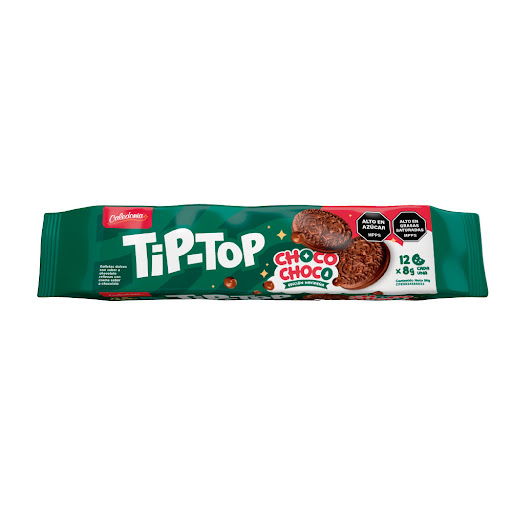 GALLETA TIPTOP CHOCO-CHOCO NAVID 48X96GR