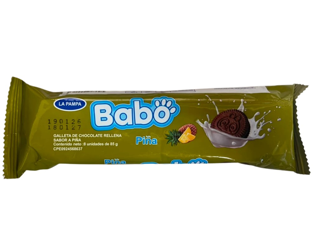 GALLETA BABO CHOCO- PIÑA 48X85GR