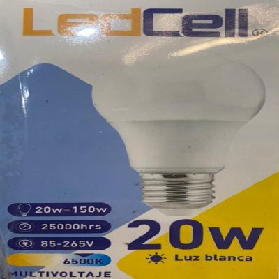 BOMBILLO LEDCELL 20W 10X10UNID