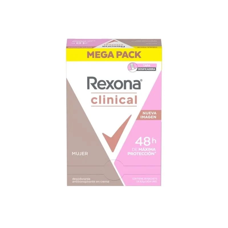 DESO. REXONA CLINICAL DAMA SOBRE 24X20UNID