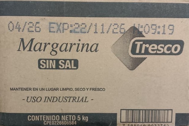 TRESCO MARGARINA S/SAL 5KG
